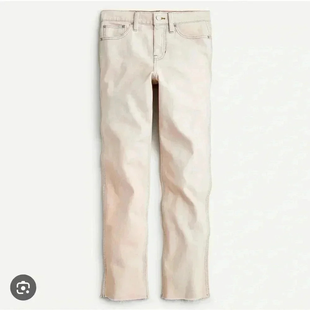 - JCrew vintage straight over dyed pink